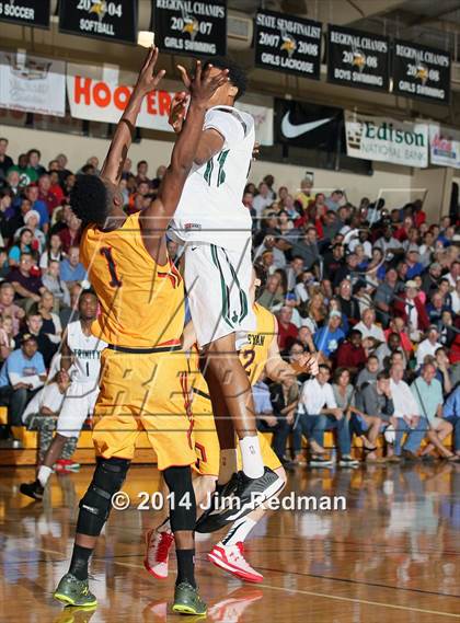 Thumbnail 1 in Wesleyan Christian Academy vs. Trinity (City of Palms Classic) photogallery.