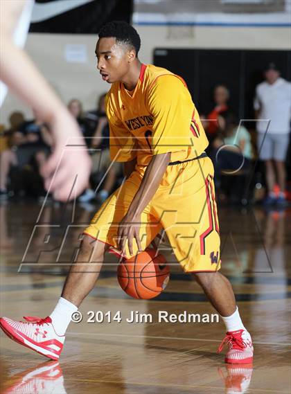 Thumbnail 2 in Wesleyan Christian Academy vs. Trinity (City of Palms Classic) photogallery.