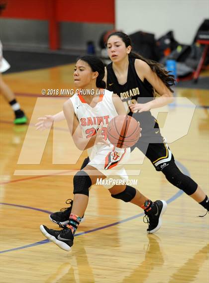 Thumbnail 2 in El Dorado vs. Saint Joseph (Savanna/Buena Park Christmas Classic) photogallery.