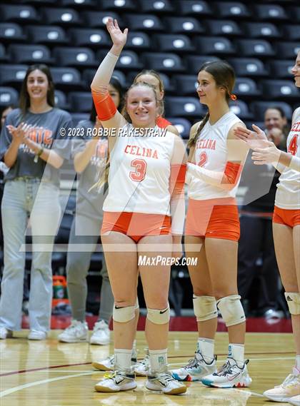 Thumbnail 2 in Davenport vs. Celina (UIL 4A Volleyball Semifinal) photogallery.