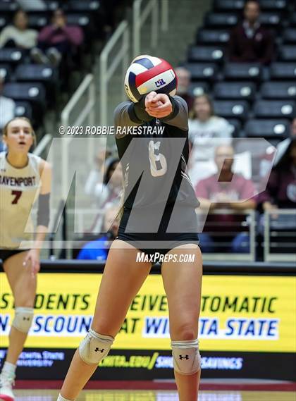 Thumbnail 2 in Davenport vs. Celina (UIL 4A Volleyball Semifinal) photogallery.