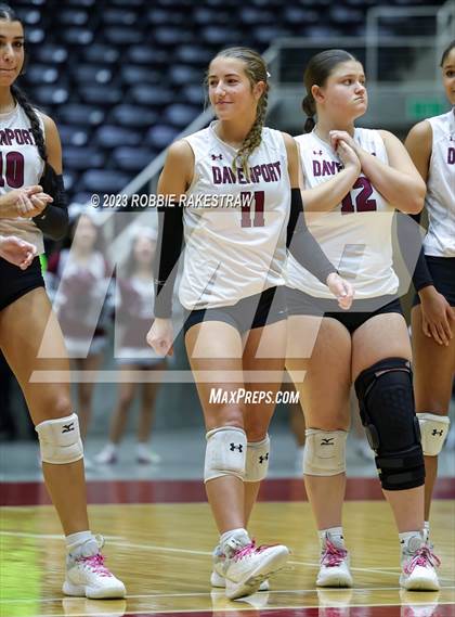 Thumbnail 3 in Davenport vs. Celina (UIL 4A Volleyball Semifinal) photogallery.