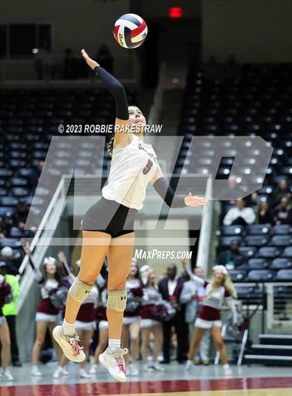Thumbnail 1 in Davenport vs. Celina (UIL 4A Volleyball Semifinal) photogallery.