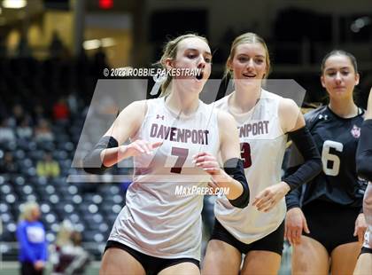Thumbnail 2 in Davenport vs. Celina (UIL 4A Volleyball Semifinal) photogallery.