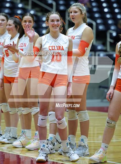 Thumbnail 2 in Davenport vs. Celina (UIL 4A Volleyball Semifinal) photogallery.