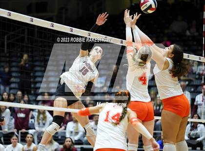 Thumbnail 1 in Davenport vs. Celina (UIL 4A Volleyball Semifinal) photogallery.