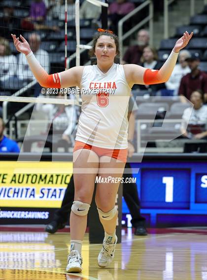 Thumbnail 1 in Davenport vs. Celina (UIL 4A Volleyball Semifinal) photogallery.