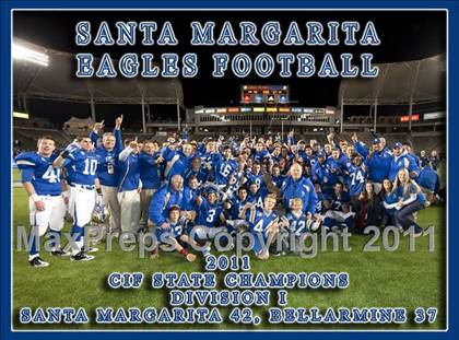 Thumbnail 1 in Bellarmine vs. Santa Margarita (CIF State D1 Final) photogallery.
