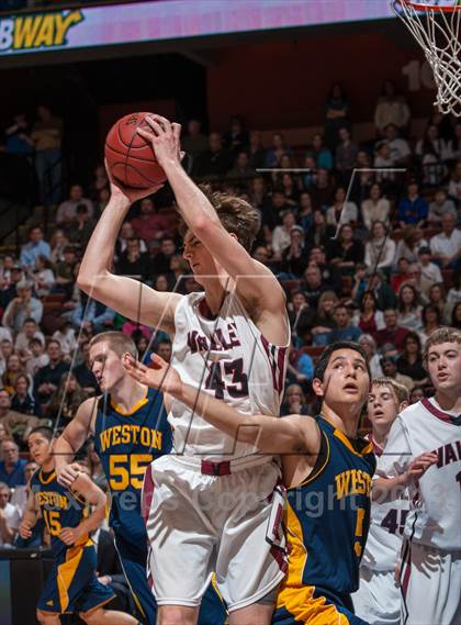 Thumbnail 2 in Weston vs. Valley Regional (CIAC Class M Final) photogallery.