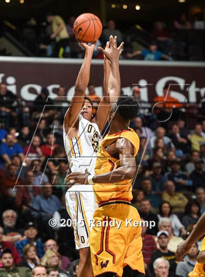 Thumbnail 1 in Bishop O'Dowd vs Wesleyan Christian Academy  (Bass Pro Tournament of Champions) photogallery.