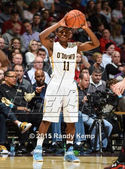 Thumbnail 3 in Bishop O'Dowd vs Wesleyan Christian Academy  (Bass Pro Tournament of Champions) photogallery.