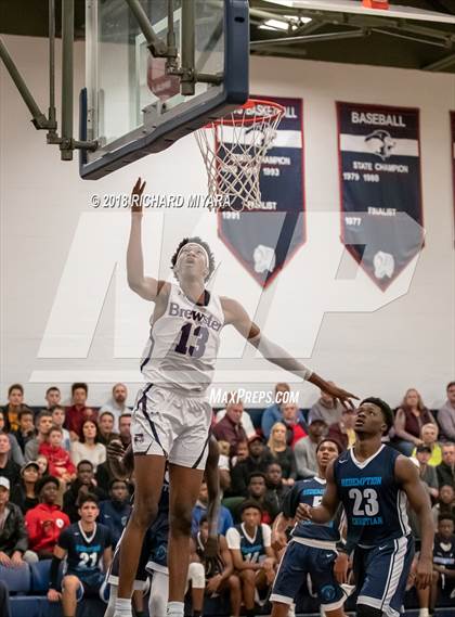 Thumbnail 3 in Brewster Academy vs Redemption Christian Academy  photogallery.