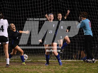 Thumbnail 2 in Frontier vs Tulare Union (CIF CS D3 Round One) photogallery.