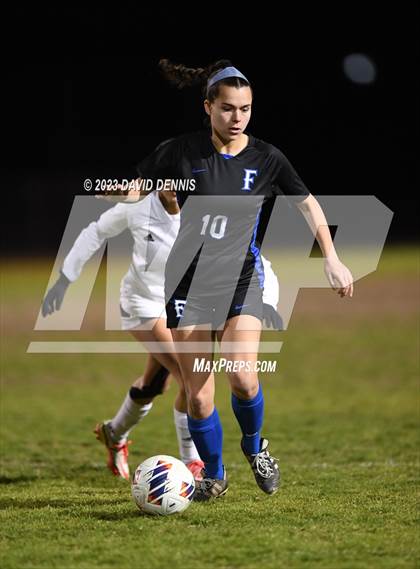 Thumbnail 2 in Frontier vs Tulare Union (CIF CS D3 Round One) photogallery.