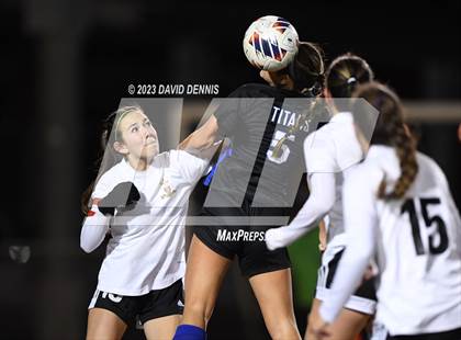 Thumbnail 1 in Frontier vs Tulare Union (CIF CS D3 Round One) photogallery.