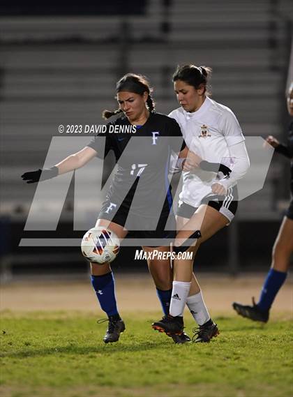 Thumbnail 2 in Frontier vs Tulare Union (CIF CS D3 Round One) photogallery.