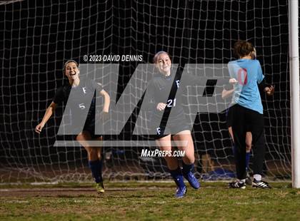 Thumbnail 2 in Frontier vs Tulare Union (CIF CS D3 Round One) photogallery.