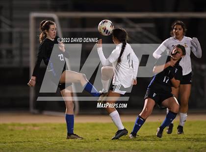 Thumbnail 3 in Frontier vs Tulare Union (CIF CS D3 Round One) photogallery.