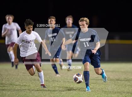 Thumbnail 1 in Palm Harbor University vs Tarpon Springs (countryside preseason tournament) photogallery.