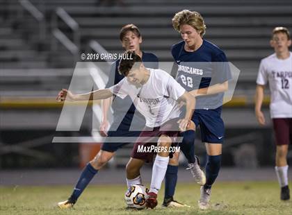Thumbnail 2 in Palm Harbor University vs Tarpon Springs (countryside preseason tournament) photogallery.
