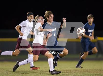 Thumbnail 1 in Palm Harbor University vs Tarpon Springs (countryside preseason tournament) photogallery.