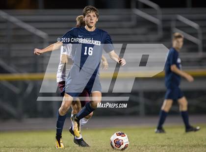 Thumbnail 1 in Palm Harbor University vs Tarpon Springs (countryside preseason tournament) photogallery.
