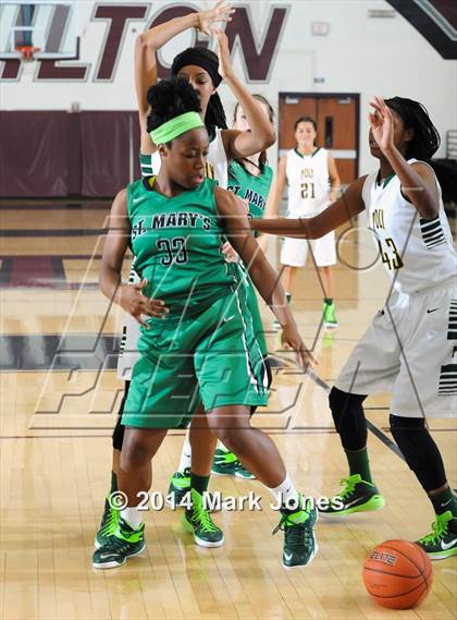 Thumbnail 2 in Long Beach Poly vs. St. Mary's (Nike Tournament of Champions) photogallery.