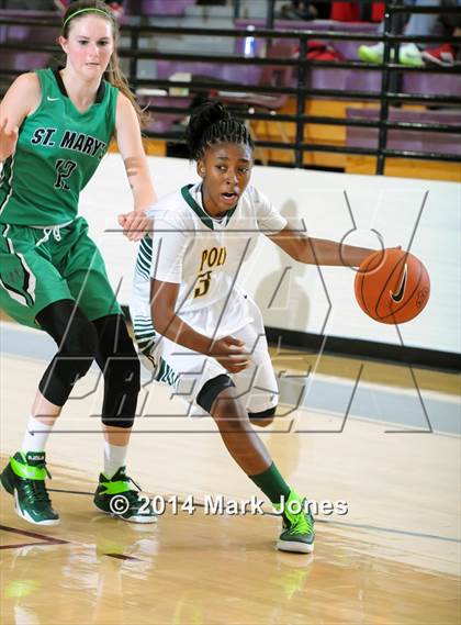 Thumbnail 1 in Long Beach Poly vs. St. Mary's (Nike Tournament of Champions) photogallery.