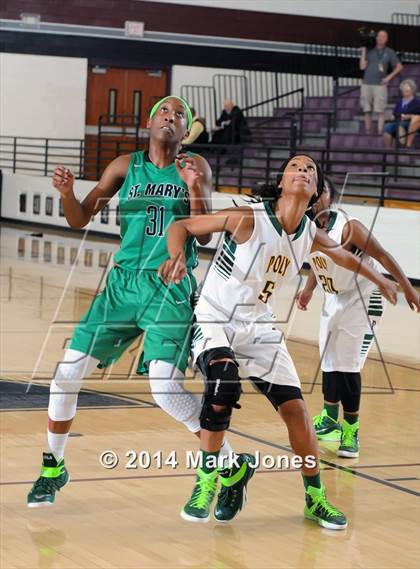 Thumbnail 2 in Long Beach Poly vs. St. Mary's (Nike Tournament of Champions) photogallery.