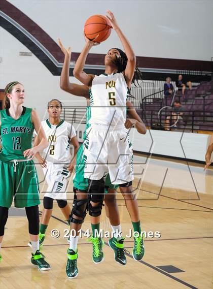 Thumbnail 1 in Long Beach Poly vs. St. Mary's (Nike Tournament of Champions) photogallery.