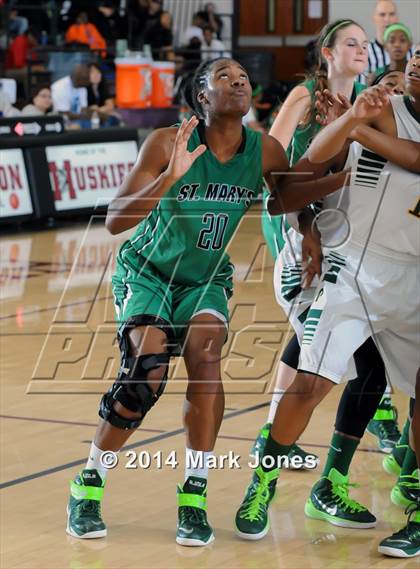 Thumbnail 2 in Long Beach Poly vs. St. Mary's (Nike Tournament of Champions) photogallery.