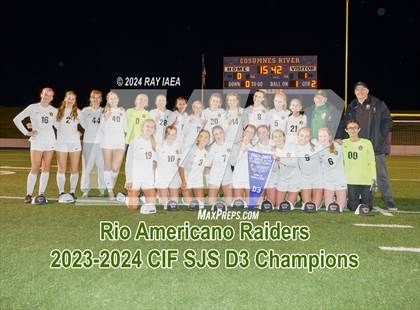 Thumbnail 1 in Rio Americano vs. Oakdale (CIF SJS D3 Final) photogallery.