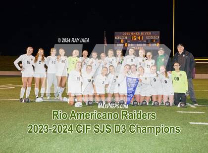 Thumbnail 2 in Rio Americano vs. Oakdale (CIF SJS D3 Final) photogallery.