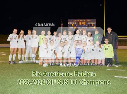 Thumbnail 3 in Rio Americano vs. Oakdale (CIF SJS D3 Final) photogallery.
