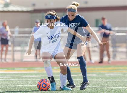 Thumbnail 3 in Xavier College Prep vs. Perry (AIA 6A Final) photogallery.