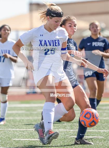 Thumbnail 3 in Xavier College Prep vs. Perry (AIA 6A Final) photogallery.