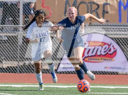 Thumbnail 3 in Xavier College Prep vs. Perry (AIA 6A Final) photogallery.