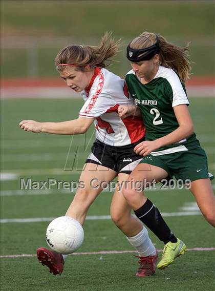 Thumbnail 3 in New Milford @ Pomperaug (CIAC Class LL 1st round) photogallery.