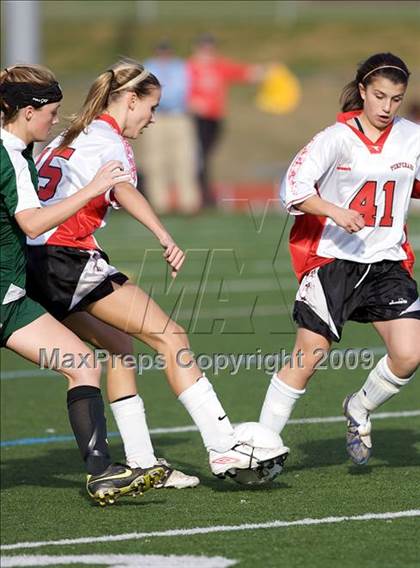 Thumbnail 2 in New Milford @ Pomperaug (CIAC Class LL 1st round) photogallery.