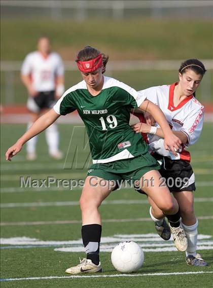 Thumbnail 3 in New Milford @ Pomperaug (CIAC Class LL 1st round) photogallery.