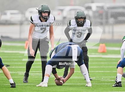Thumbnail 2 in Live Oak Classical vs. Vanguard College Prep (TAPPS 6-man D2 Area Playoff) photogallery.