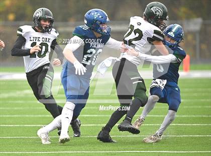 Thumbnail 3 in Live Oak Classical vs. Vanguard College Prep (TAPPS 6-man D2 Area Playoff) photogallery.