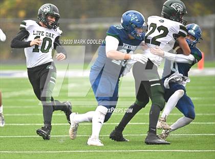 Thumbnail 2 in Live Oak Classical vs. Vanguard College Prep (TAPPS 6-man D2 Area Playoff) photogallery.