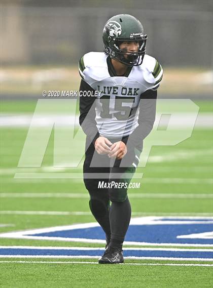 Thumbnail 1 in Live Oak Classical vs. Vanguard College Prep (TAPPS 6-man D2 Area Playoff) photogallery.
