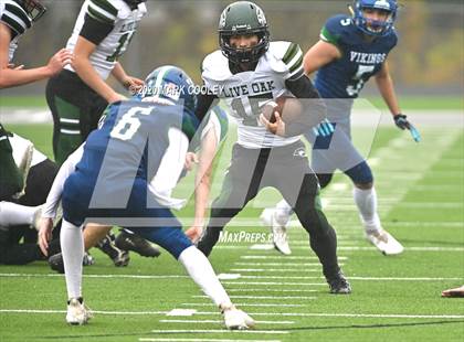 Thumbnail 1 in Live Oak Classical vs. Vanguard College Prep (TAPPS 6-man D2 Area Playoff) photogallery.