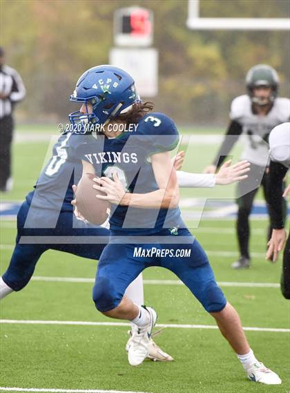 Thumbnail 2 in Live Oak Classical vs. Vanguard College Prep (TAPPS 6-man D2 Area Playoff) photogallery.