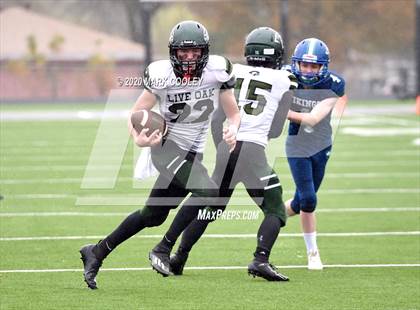 Thumbnail 2 in Live Oak Classical vs. Vanguard College Prep (TAPPS 6-man D2 Area Playoff) photogallery.