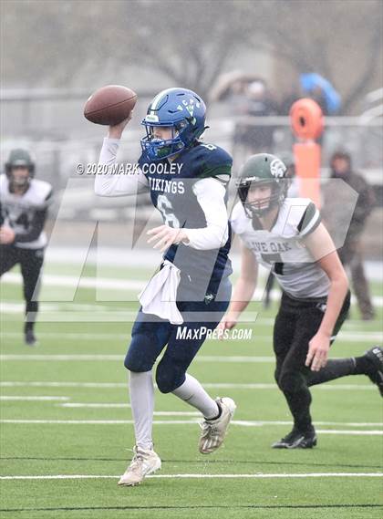Thumbnail 2 in Live Oak Classical vs. Vanguard College Prep (TAPPS 6-man D2 Area Playoff) photogallery.