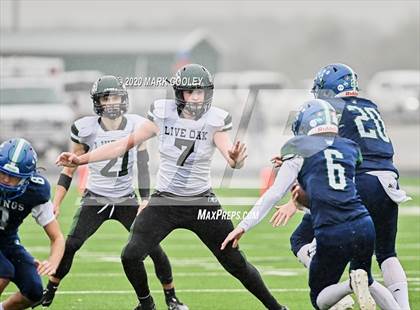 Thumbnail 1 in Live Oak Classical vs. Vanguard College Prep (TAPPS 6-man D2 Area Playoff) photogallery.