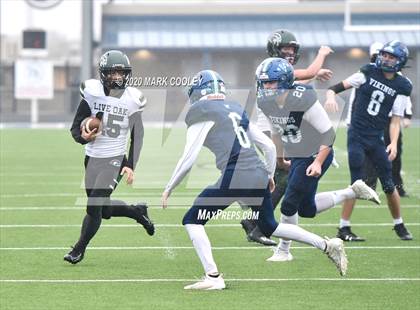 Thumbnail 2 in Live Oak Classical vs. Vanguard College Prep (TAPPS 6-man D2 Area Playoff) photogallery.